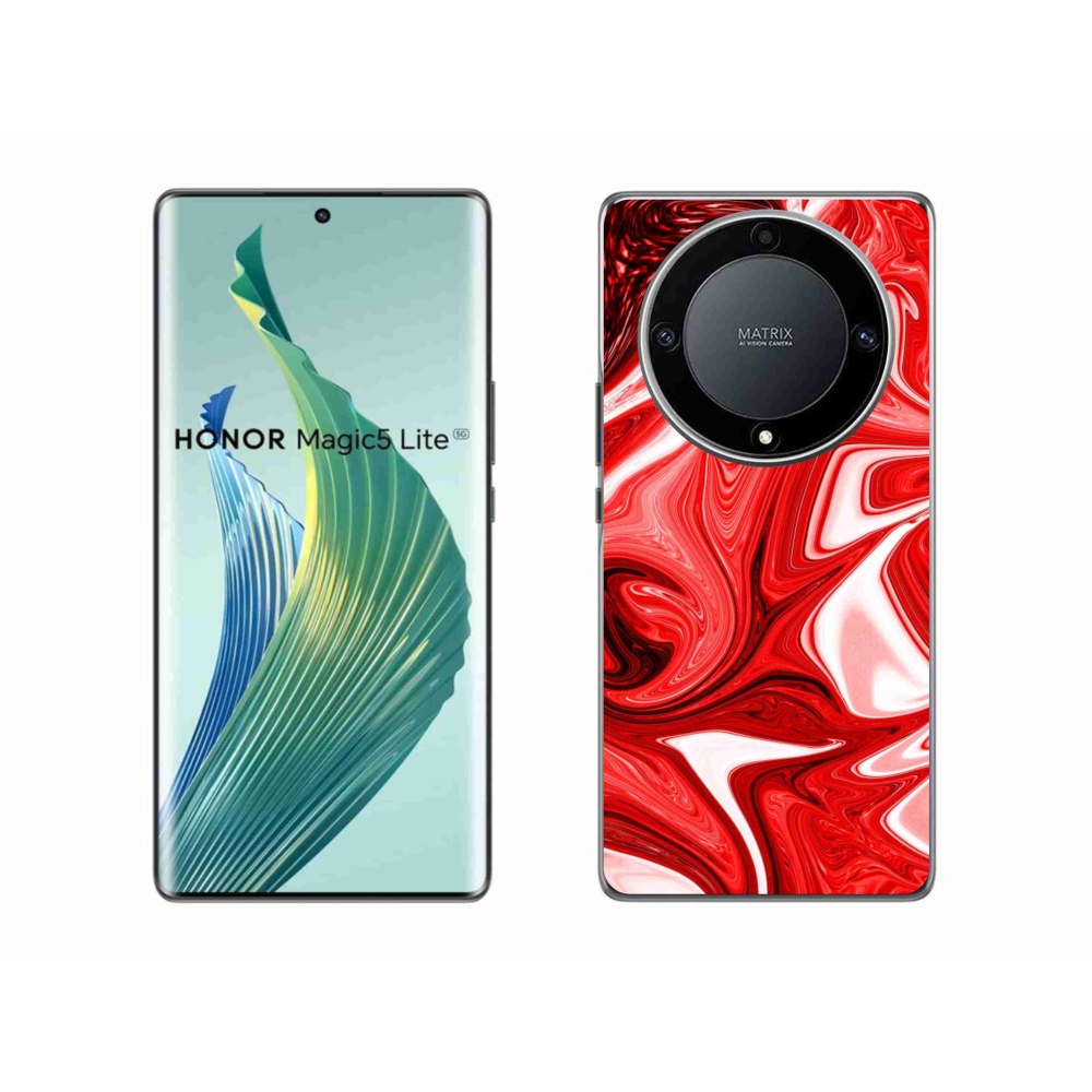 Gélový kryt mmCase na Honor Magic 5 Lite 5G - abstraktný motív 43