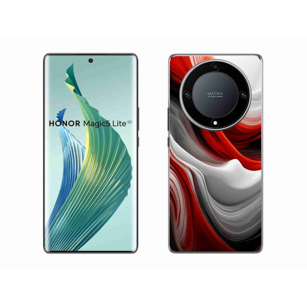 Gélový kryt mmCase na Honor Magic 5 Lite 5G - abstraktný motív 47