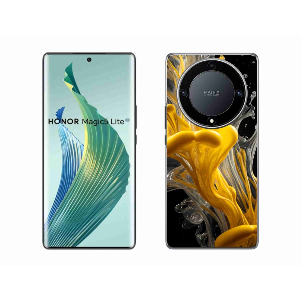 Gélový kryt mmCase na Honor Magic 5 Lite 5G - abstraktný motív 48