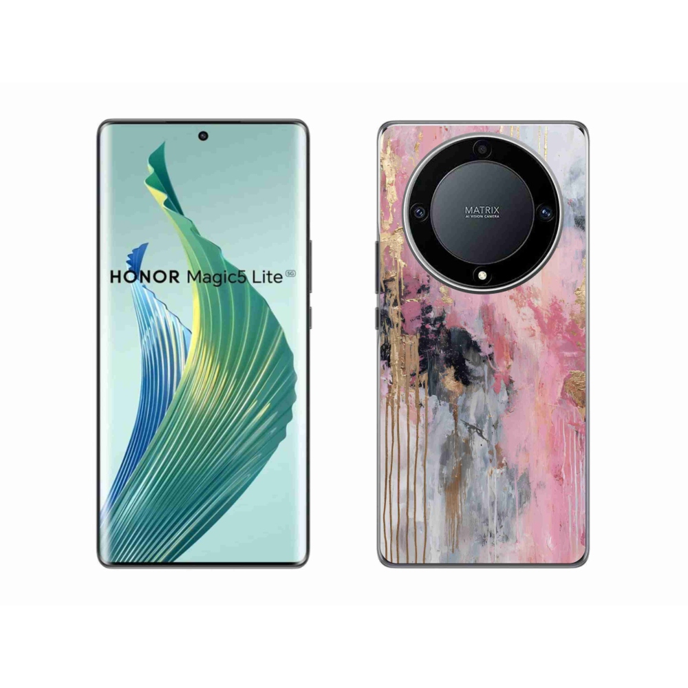 Gélový kryt mmCase na Honor Magic 5 Lite 5G - abstraktný motív 49