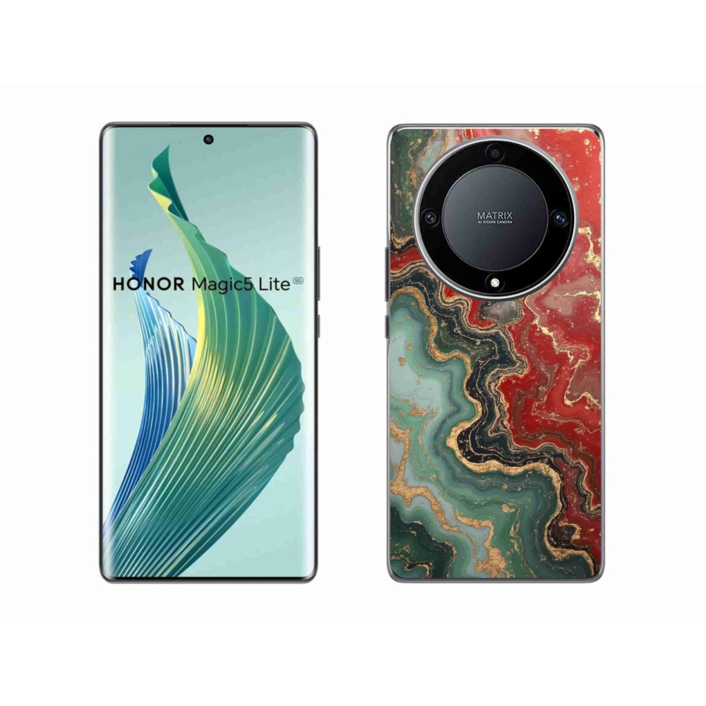 Gélový kryt mmCase na Honor Magic 5 Lite 5G - abstraktný motív 55