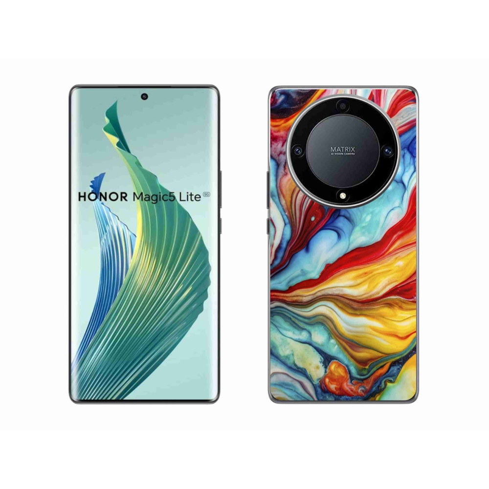 Gélový kryt mmCase na Honor Magic 5 Lite 5G - abstraktný motív 58