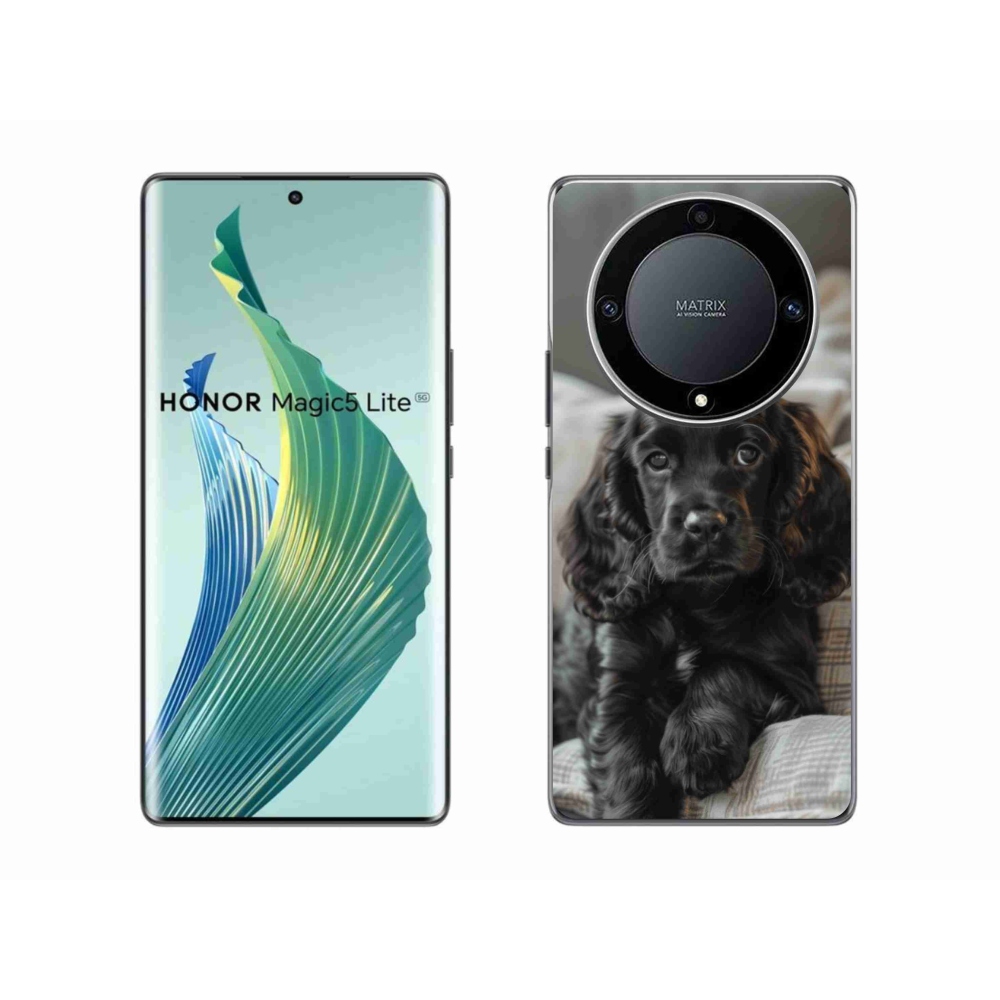 Gélový kryt mmCase na Honor Magic 5 Lite 5G - anglický kokeršpaniel