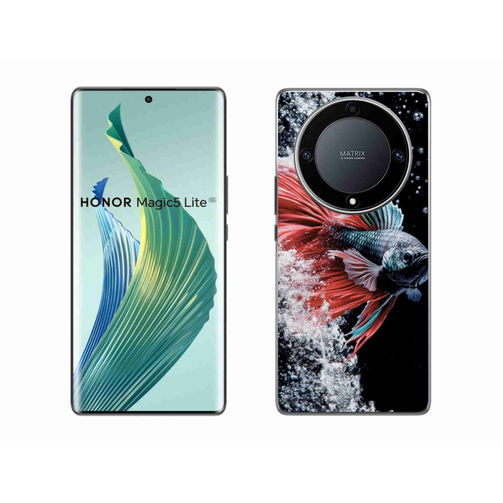 Gélový kryt mmCase na Honor Magic 5 Lite 5G - bojovníčka pestrá