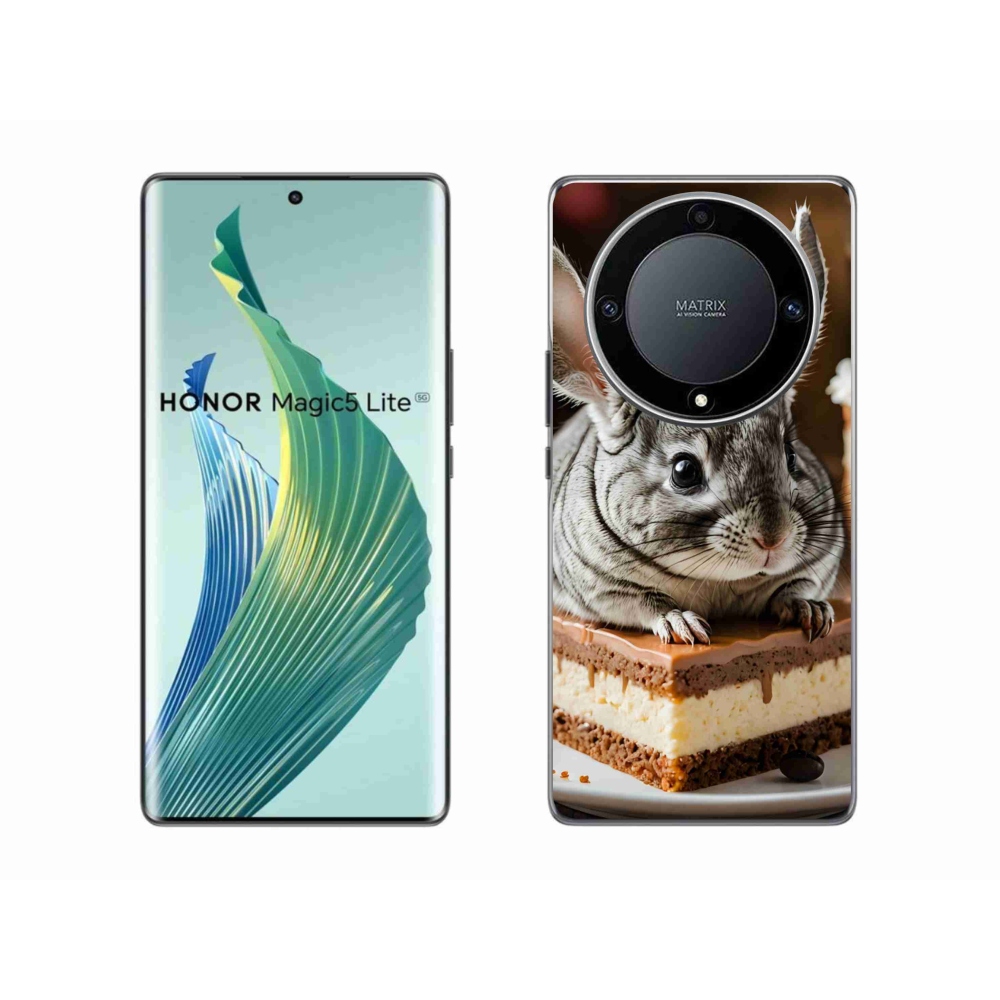 Gélový kryt mmCase na Honor Magic 5 Lite 5G - činčila