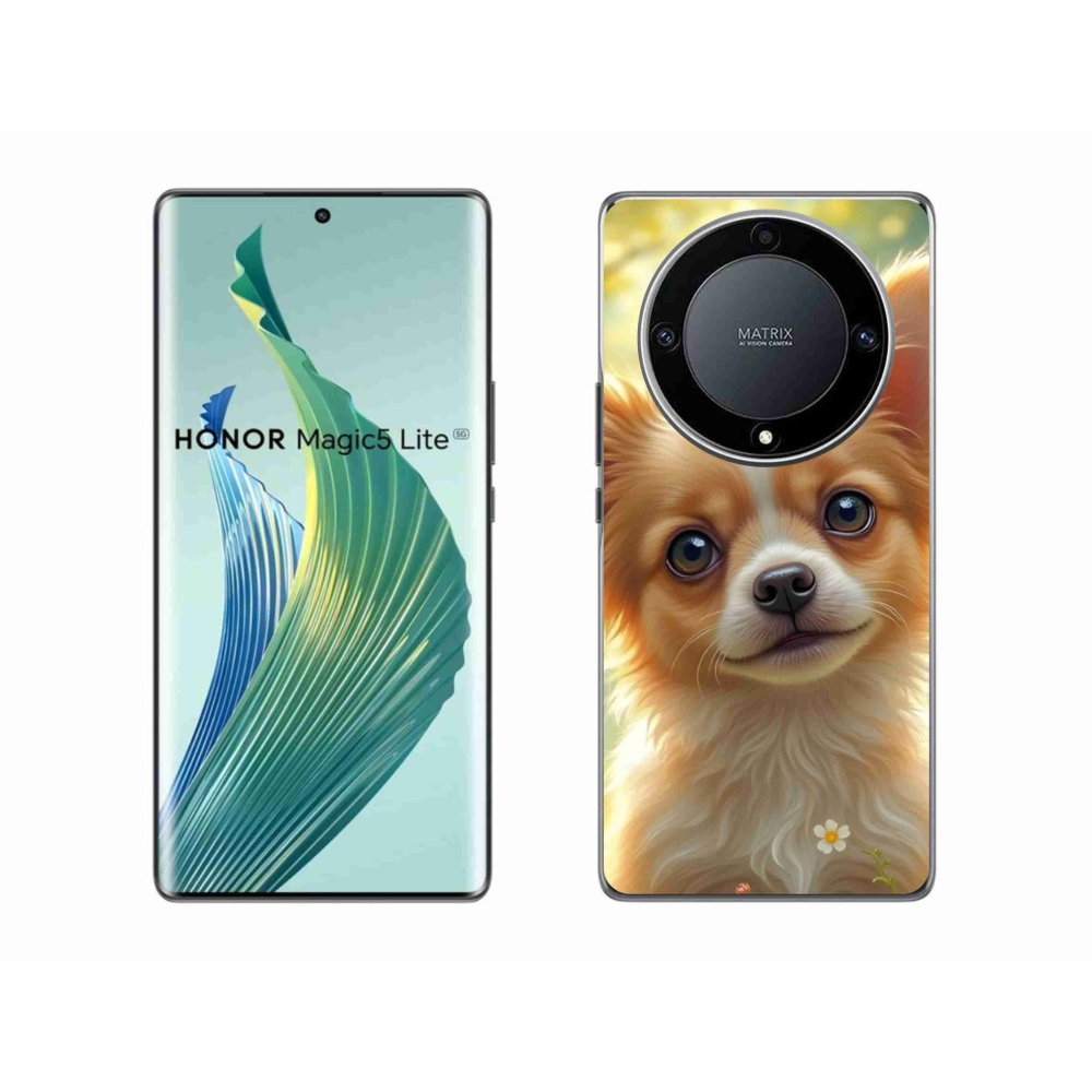 Gélový kryt mmCase na Honor Magic 5 Lite 5G - čivava 5