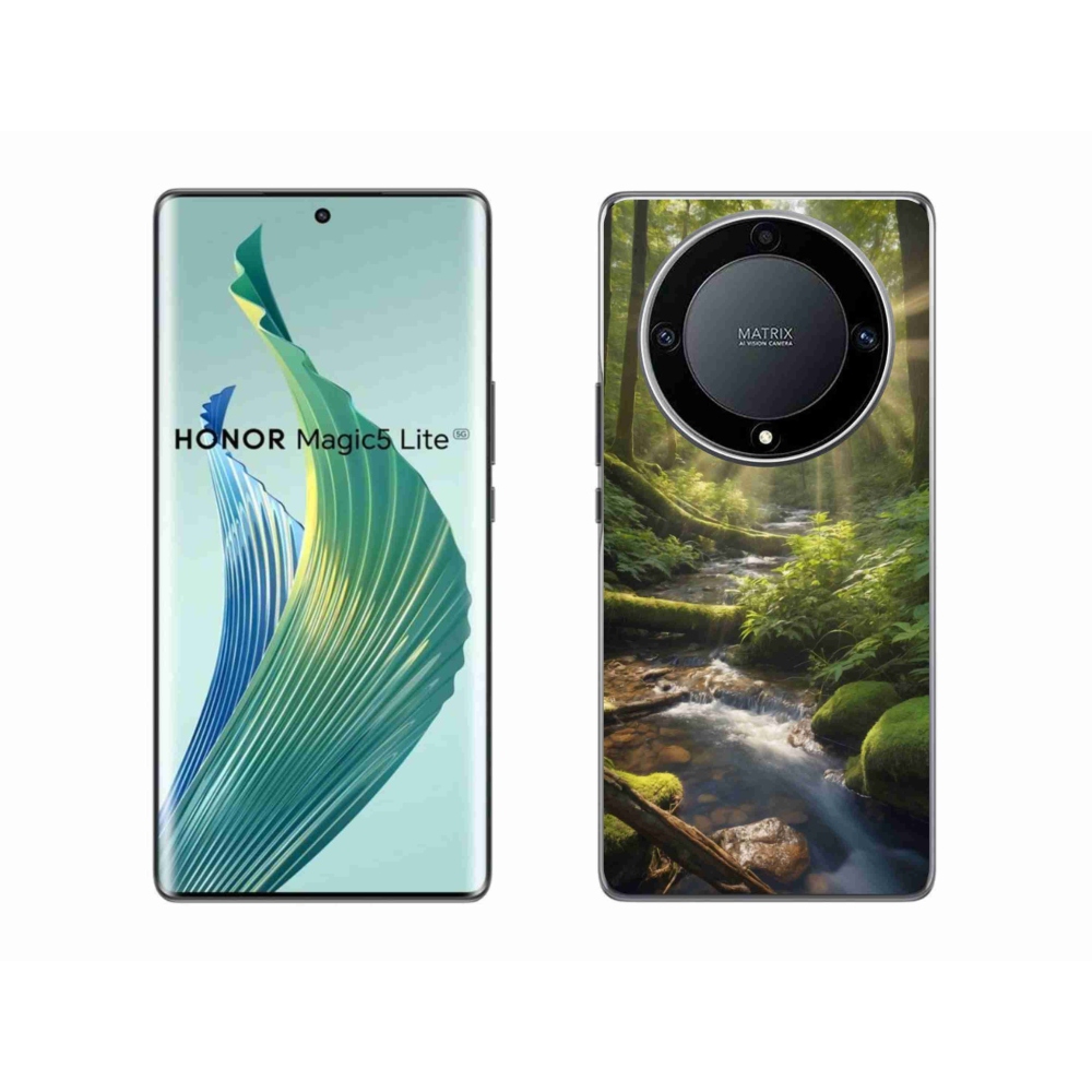 Gélový kryt mmCase na Honor Magic 5 Lite 5G - hlbina lesa