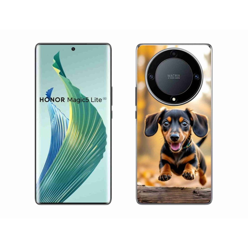 Gélový kryt mmCase na Honor Magic 5 Lite 5G - jazvečík 2