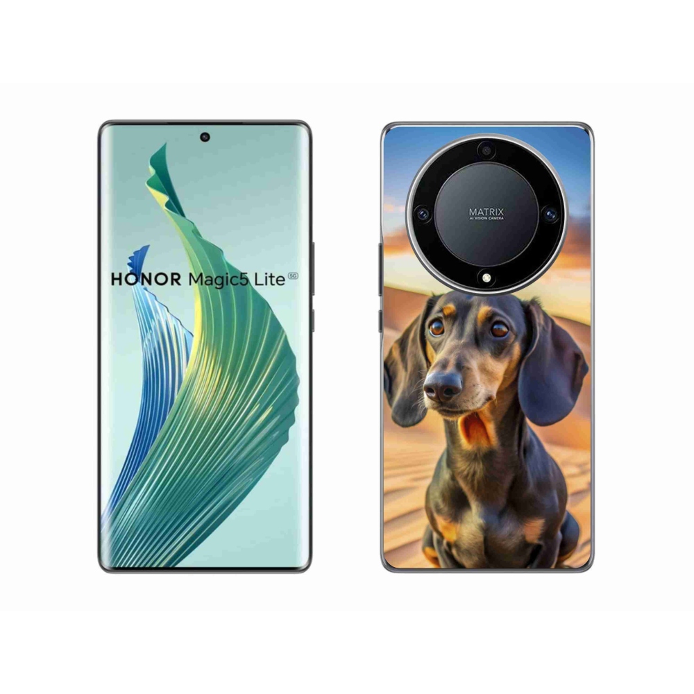 Gélový kryt mmCase na Honor Magic 5 Lite 5G - jazvečík 3