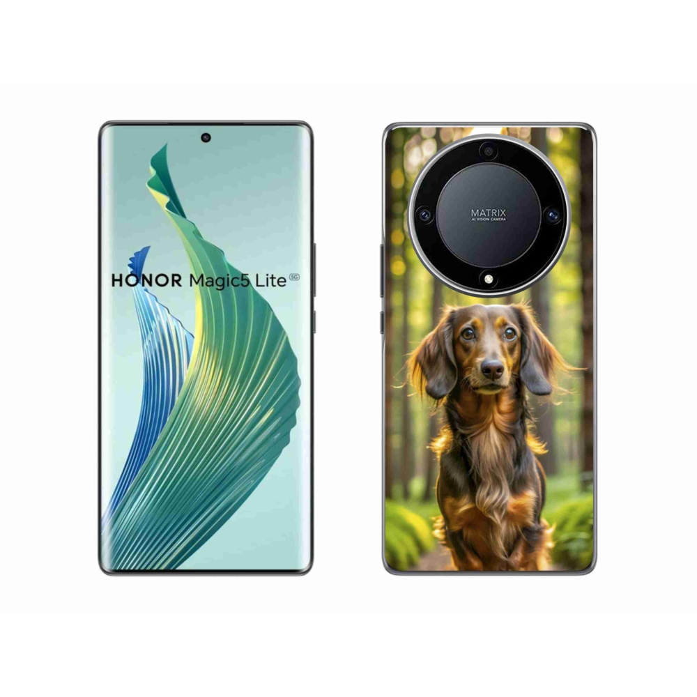 Gélový kryt mmCase na Honor Magic 5 Lite 5G - jazvečík 4