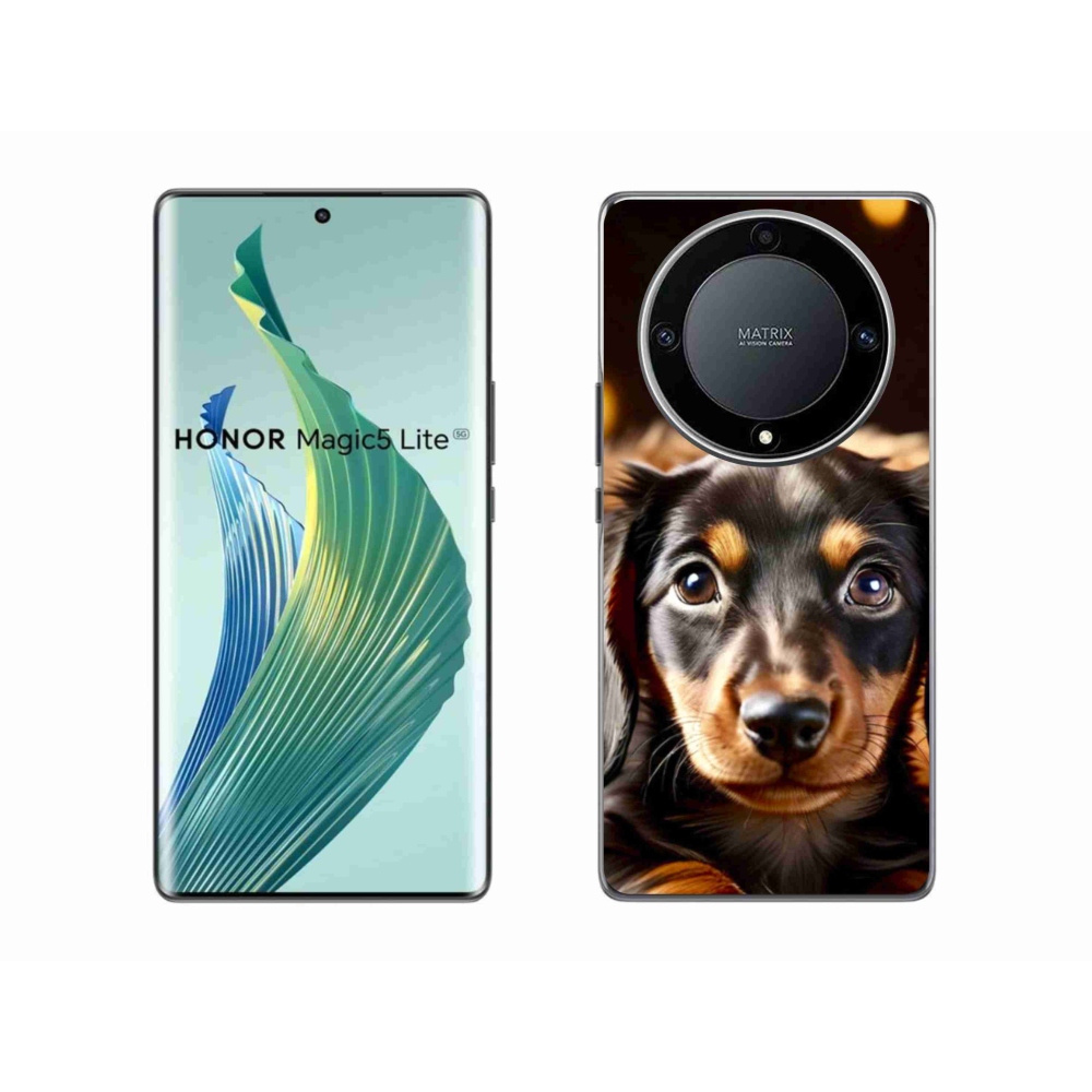 Gélový kryt mmCase na Honor Magic 5 Lite 5G - jazvečík