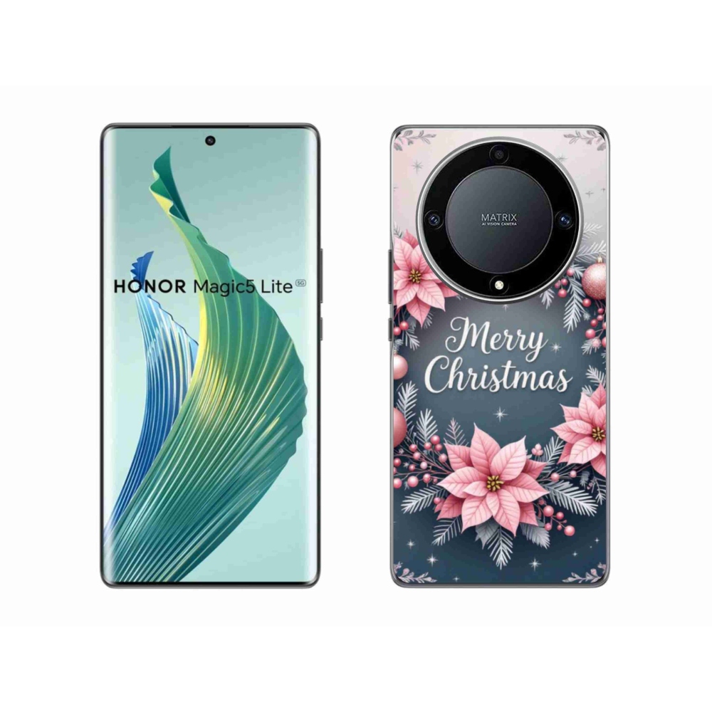 Gélový kryt mmCase na Honor Magic 5 Lite 5G - merry christmas