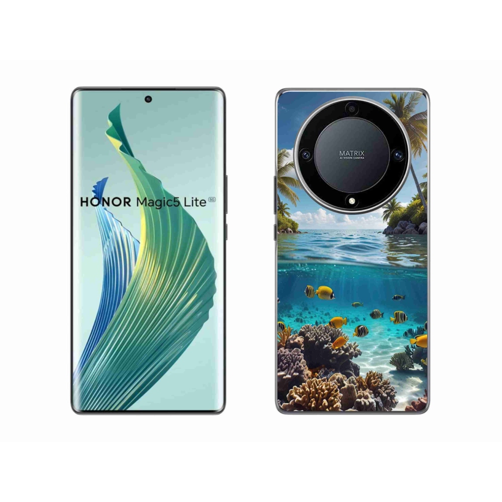 Gélový kryt mmCase na Honor Magic 5 Lite 5G - morský svet 4