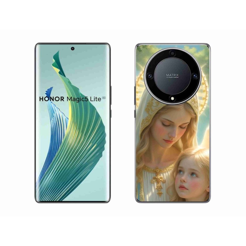 Gélový kryt mmCase na Honor Magic 5 Lite 5G - náboženský motív 2