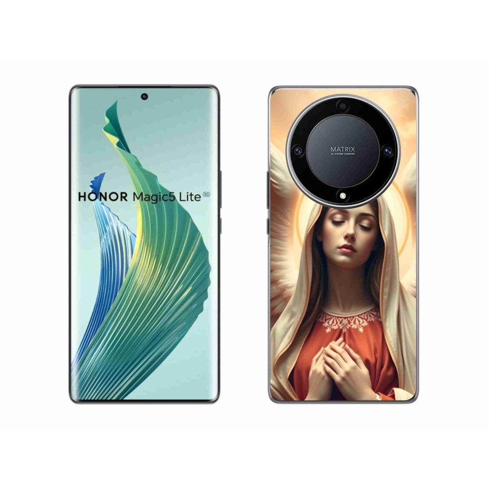 Gélový kryt mmCase na Honor Magic 5 Lite 5G - náboženský motív