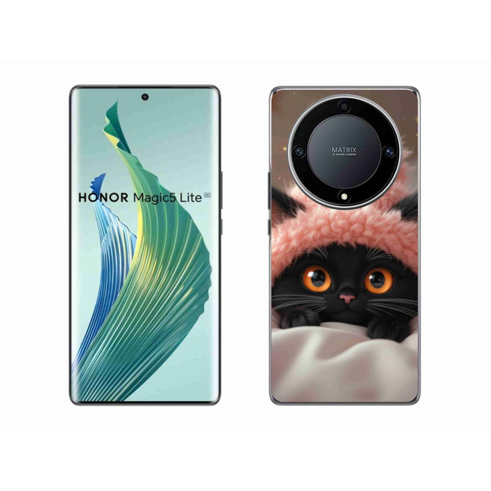 Gélový kryt mmCase na Honor Magic 5 Lite 5G - roztomilé mačiatko 7