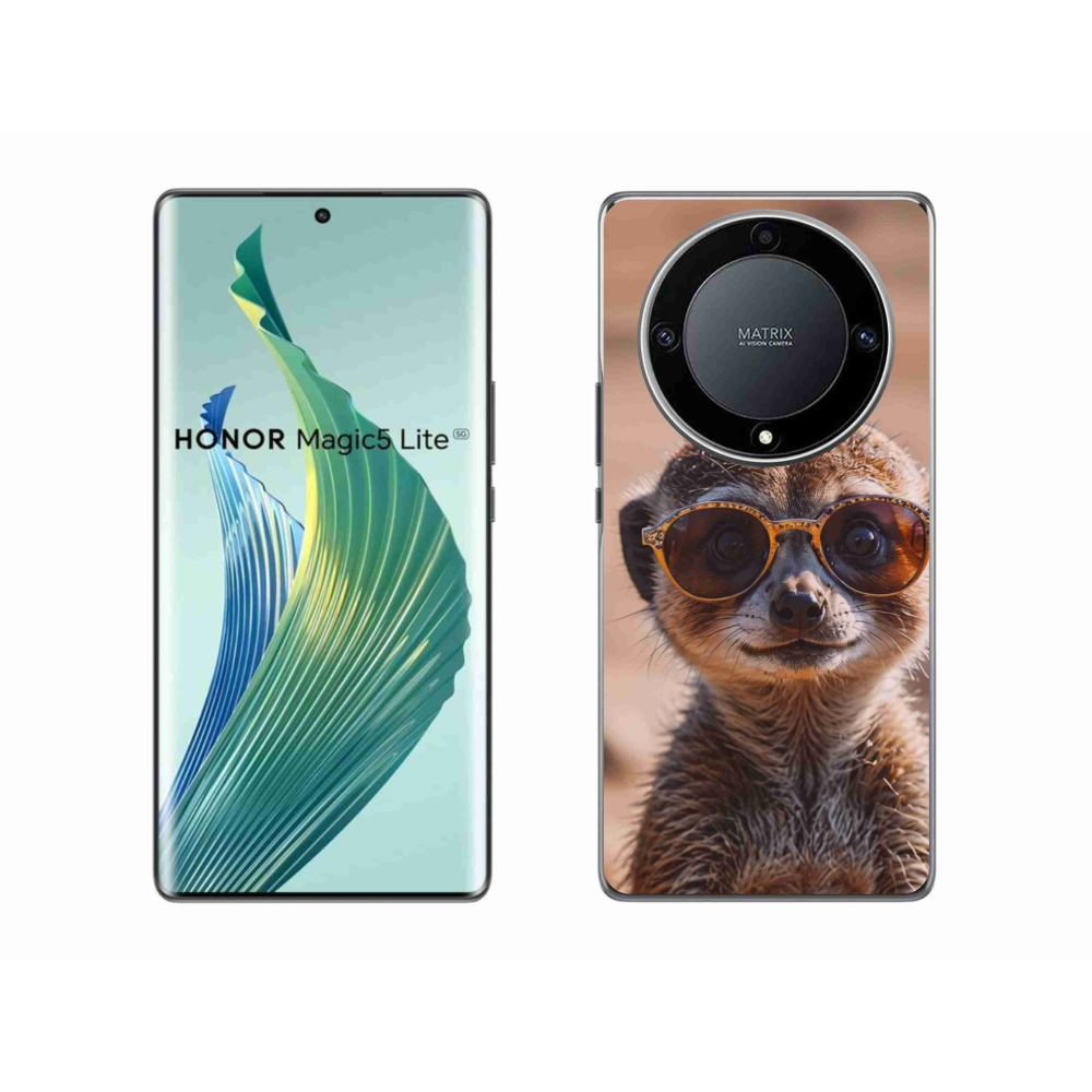 Gélový kryt mmCase na Honor Magic 5 Lite 5G - štýlová surikata