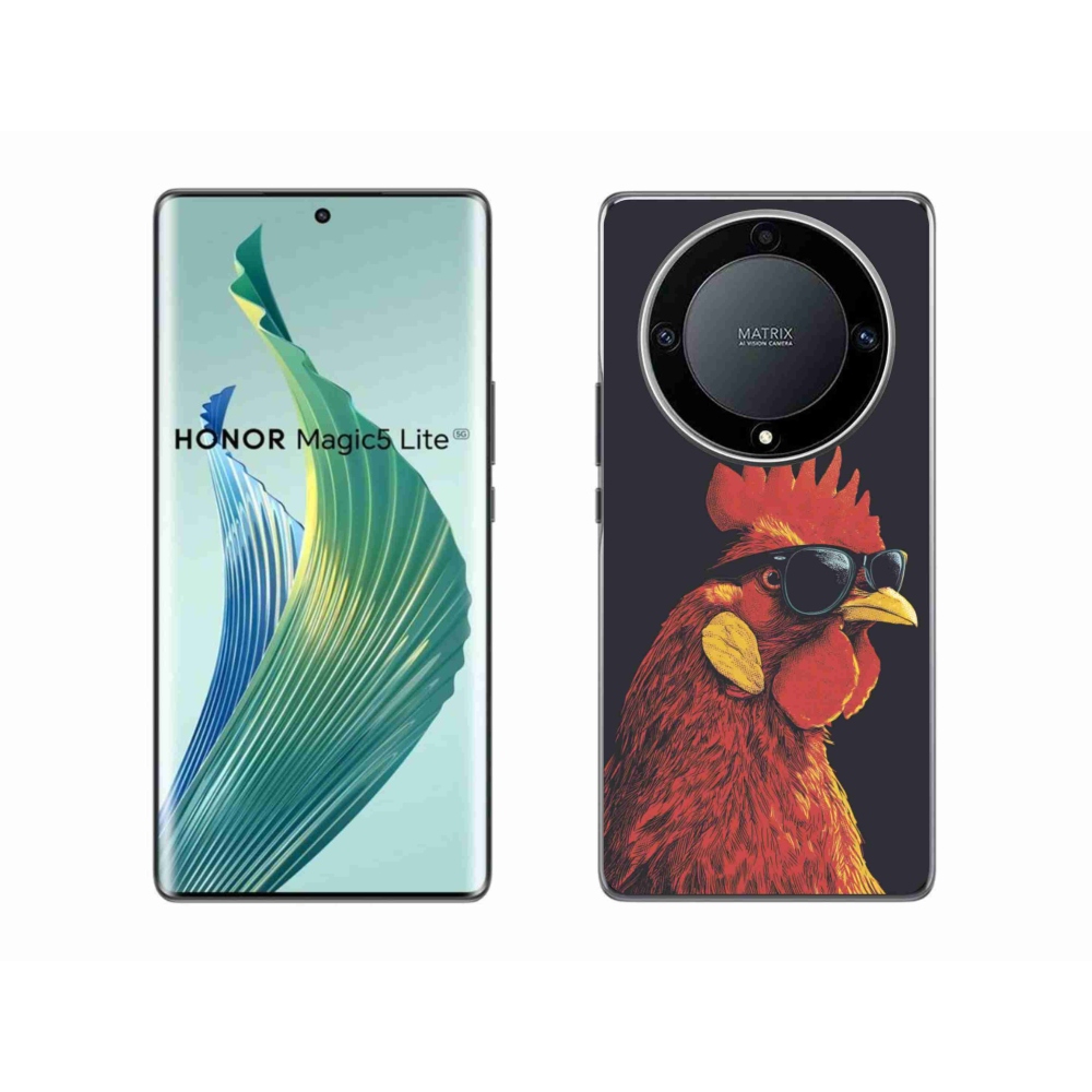 Gélový kryt mmCase na Honor Magic 5 Lite 5G - štýlový kohút
