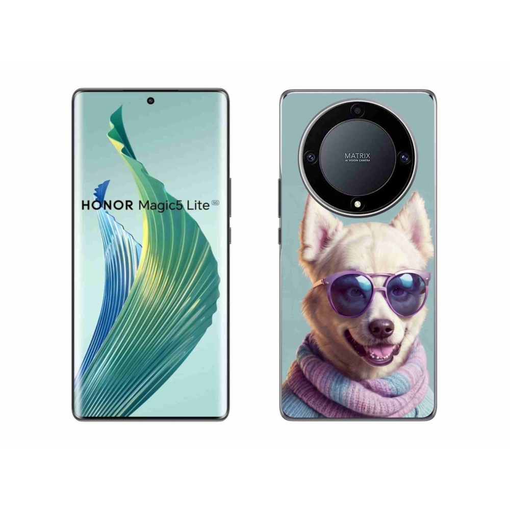 Gélový kryt mmCase na Honor Magic 5 Lite 5G - štýlový nemecký špic
