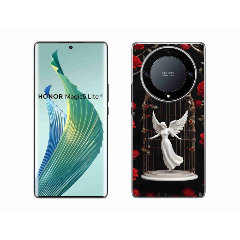 Gélový kryt mmCase na Honor Magic 5 Lite 5G - uväznený anjel