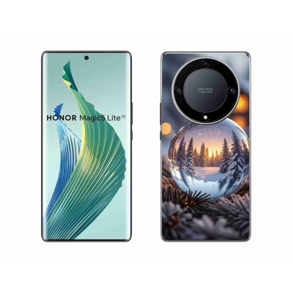 Gélový kryt mmCase na Honor Magic 5 Lite 5G - vianočná ozdoba