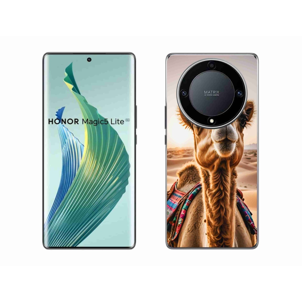 Gélový kryt mmCase na Honor Magic 5 Lite 5G - ťava