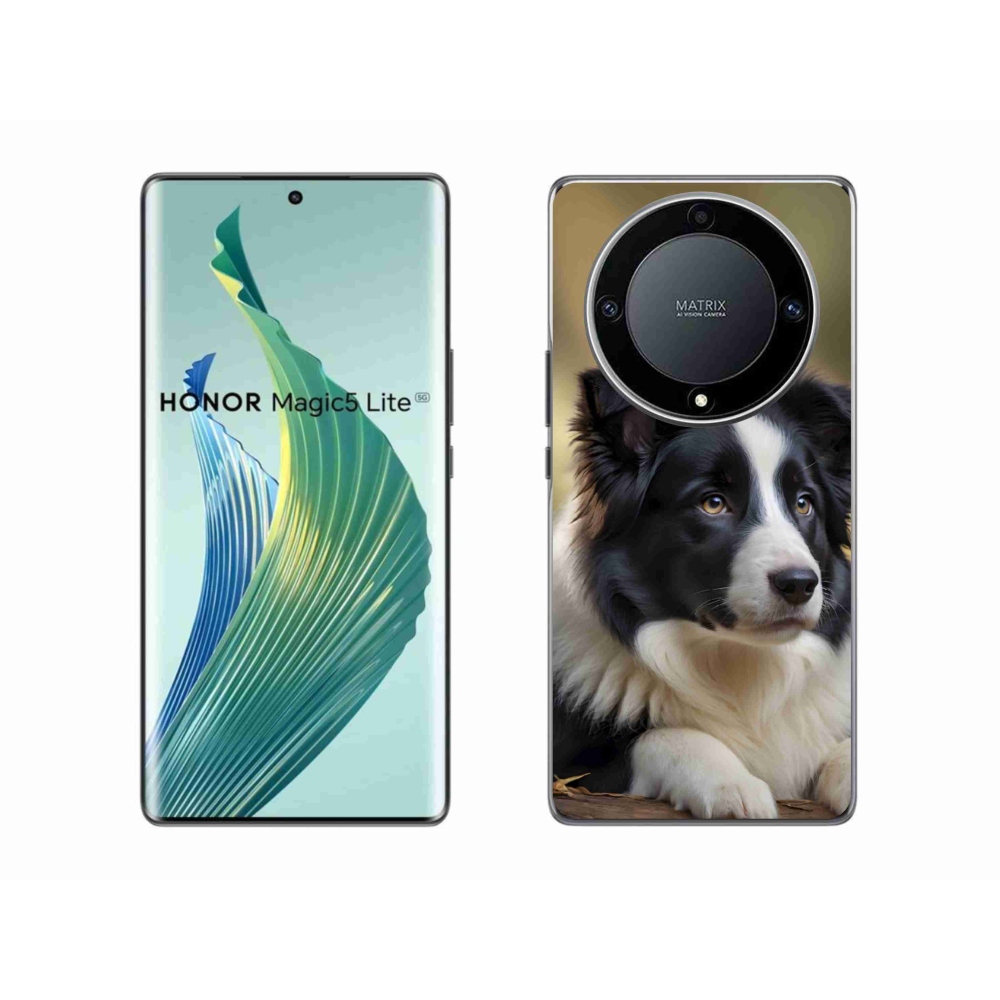 Gélový kryt mmCase na Honor Magic 5 Lite - border kólia 2