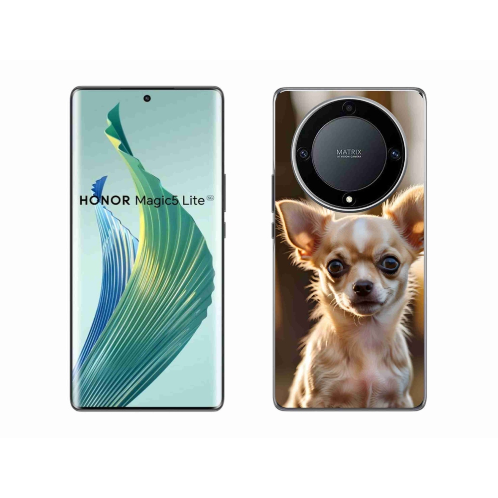 Gélový kryt mmCase na Honor Magic 5 Lite - čivava 6