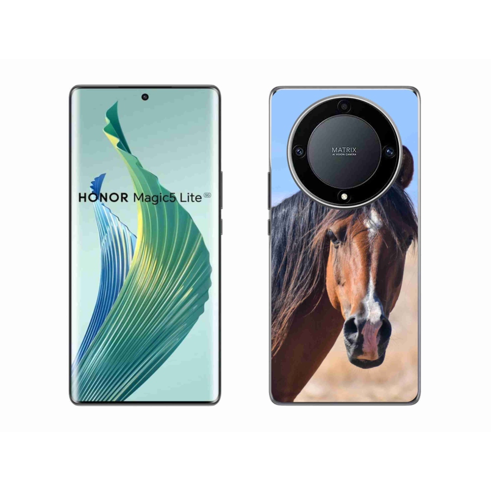 Gélový kryt mmCase na Honor Magic 5 Lite - pokojný kôň