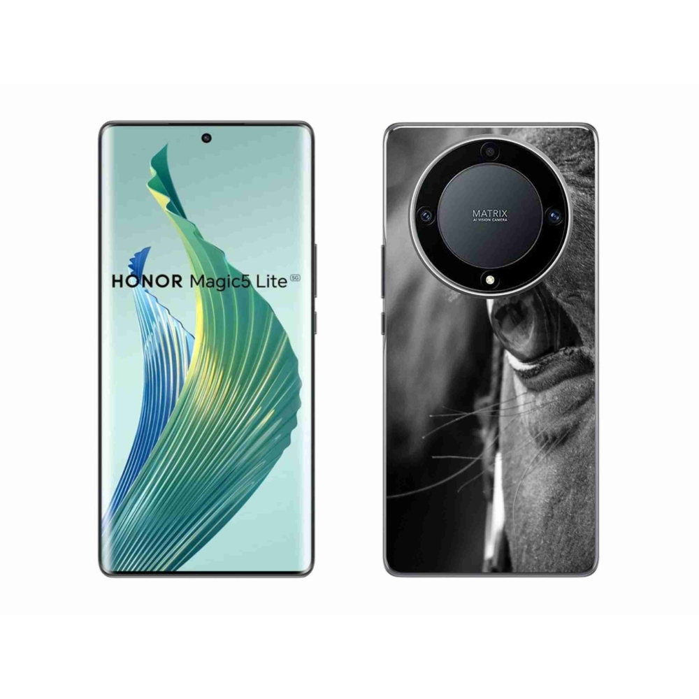 Gélový kryt mmCase na Honor Magic 5 Lite - konský pohľad
