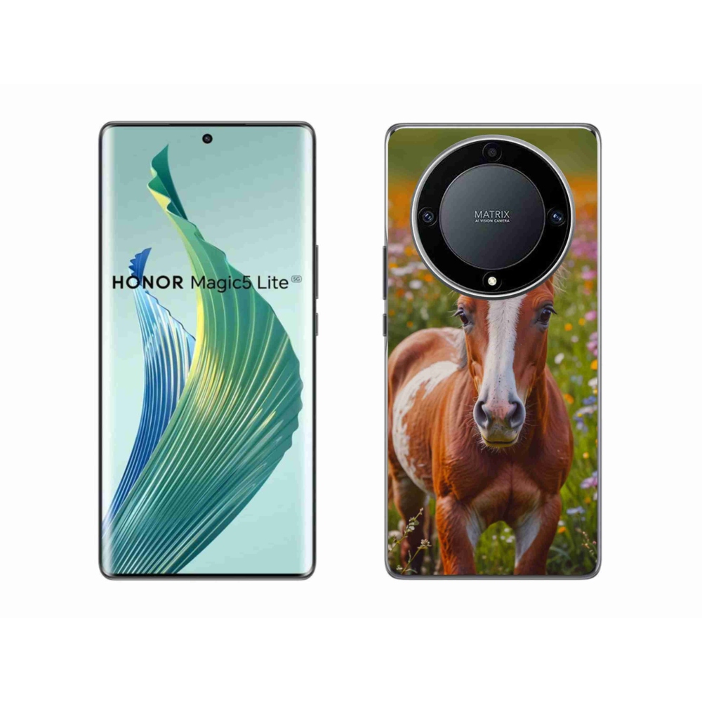 Gélový kryt mmCase na Honor Magic 5 Lite - roztomilé žriebä