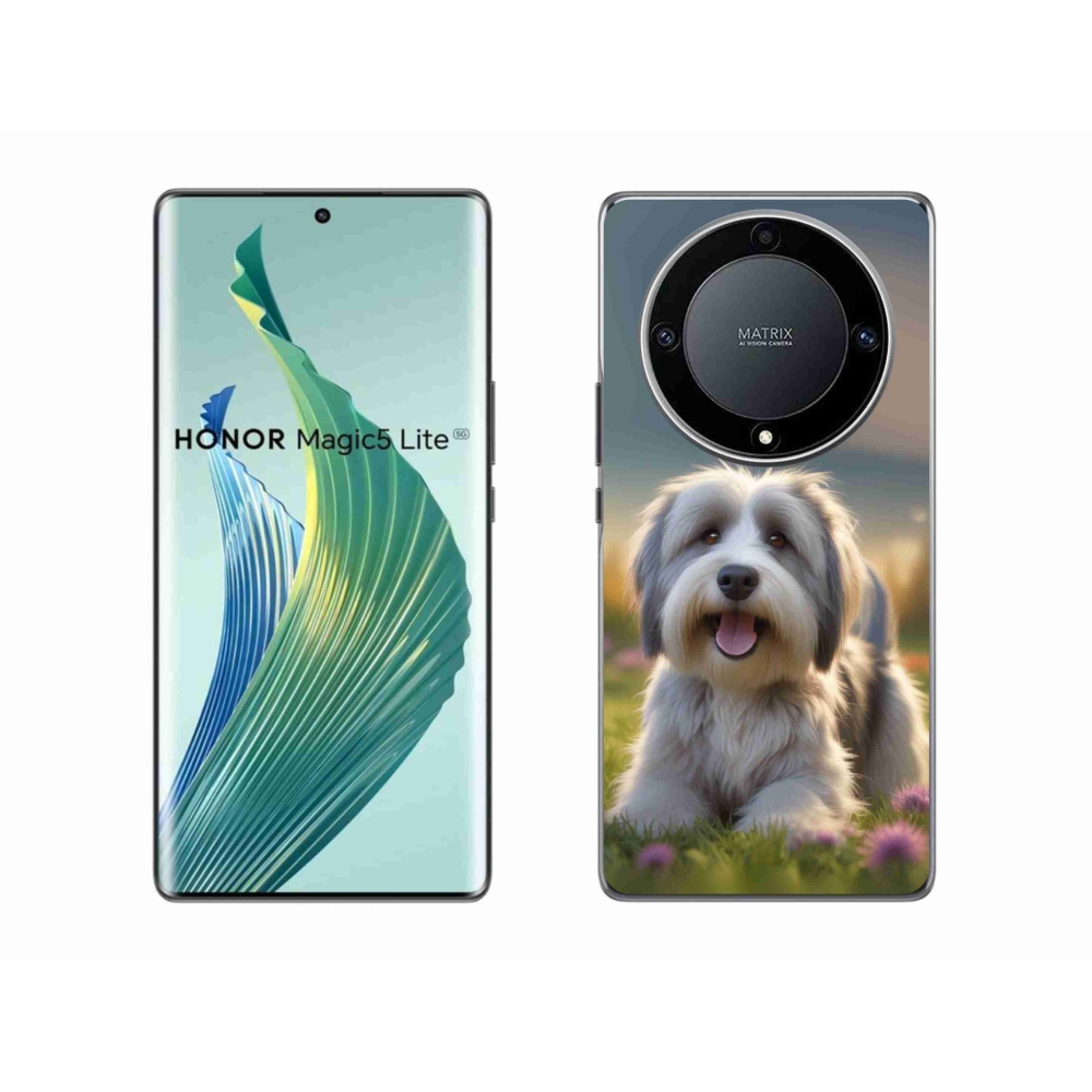 Gélový kryt mmCase na Honor Magic 5 Lite - roztomilý havanský psík