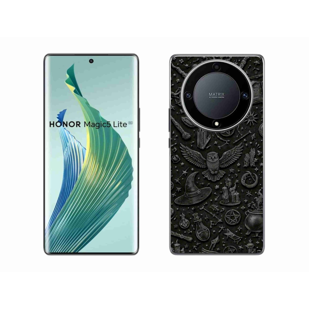 Gélový kryt mmCase na Honor Magic 5 Lite - tmavý magický svet