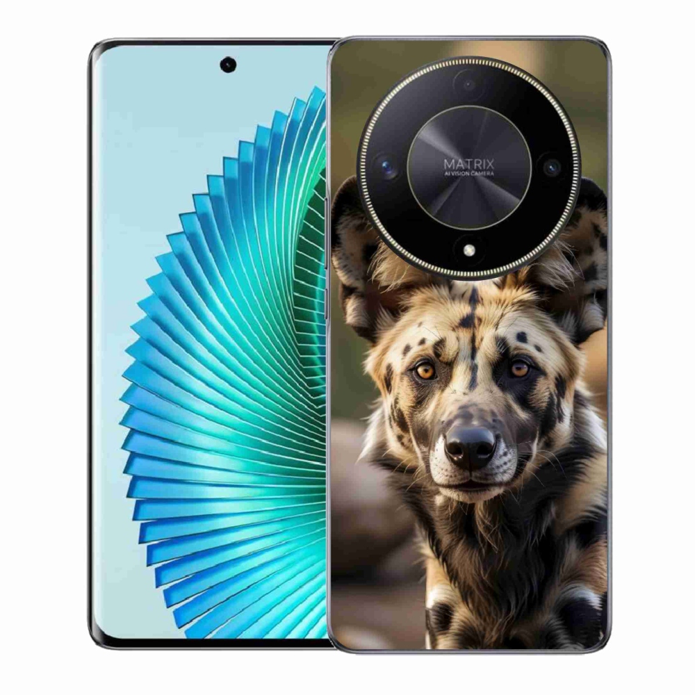 Gélový kryt mmCase na Honor Magic 6 Lite 5G - africký divoký pes