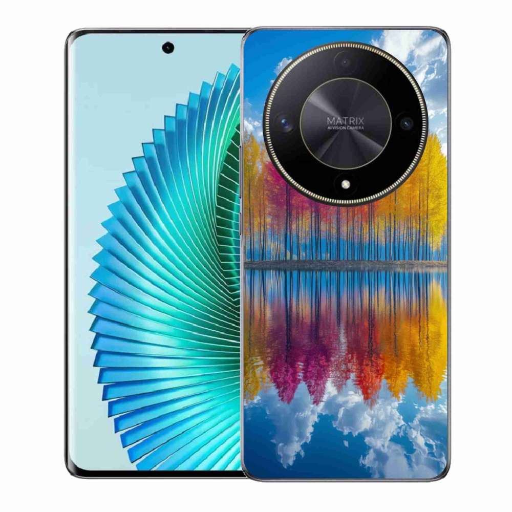 Gélový kryt mmCase na Honor Magic 6 Lite 5G - farebné stromy