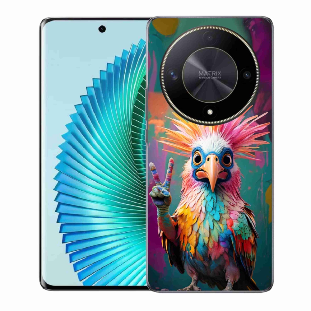 Gélový kryt mmCase na Honor Magic 6 Lite 5G - farebný rebel