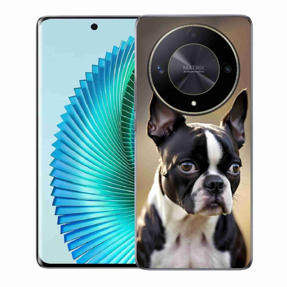 Gélový kryt mmCase na Honor Magic 6 Lite 5G - bostonský teriér