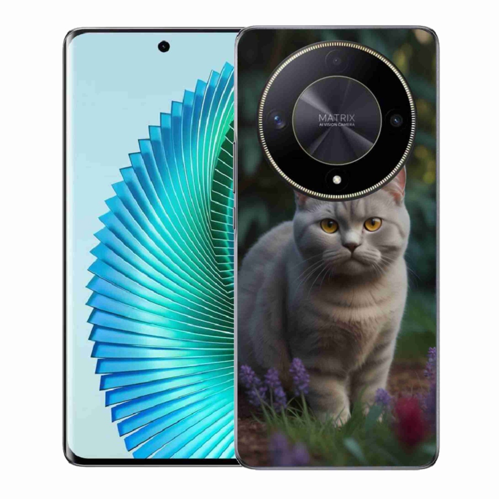 Gélový kryt mmCase na Honor Magic 6 Lite 5G - britská mačka