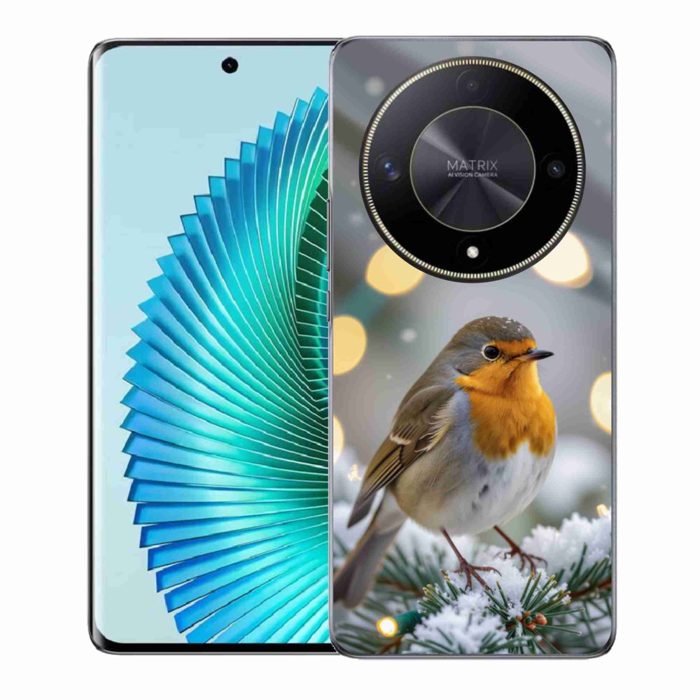 Gélový kryt mmCase na Honor Magic 6 Lite 5G - červienka v zime