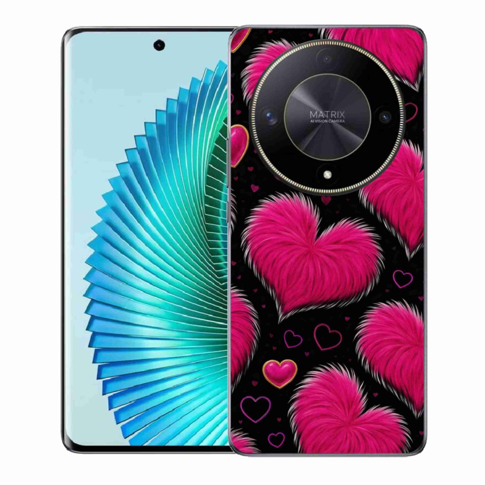 Gélový kryt mmCase na Honor Magic 6 Lite 5G - hebké srdce