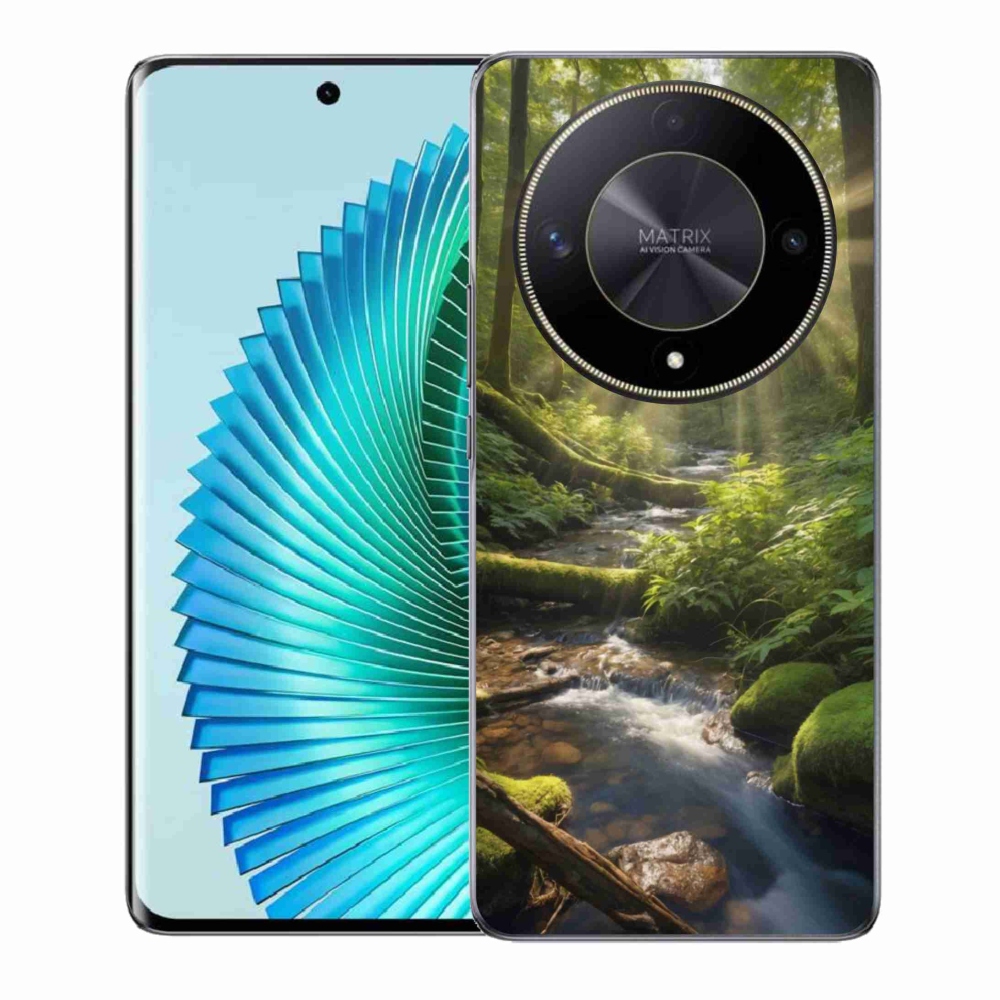 Gélový kryt mmCase na Honor Magic 6 Lite 5G - hlbina lesa