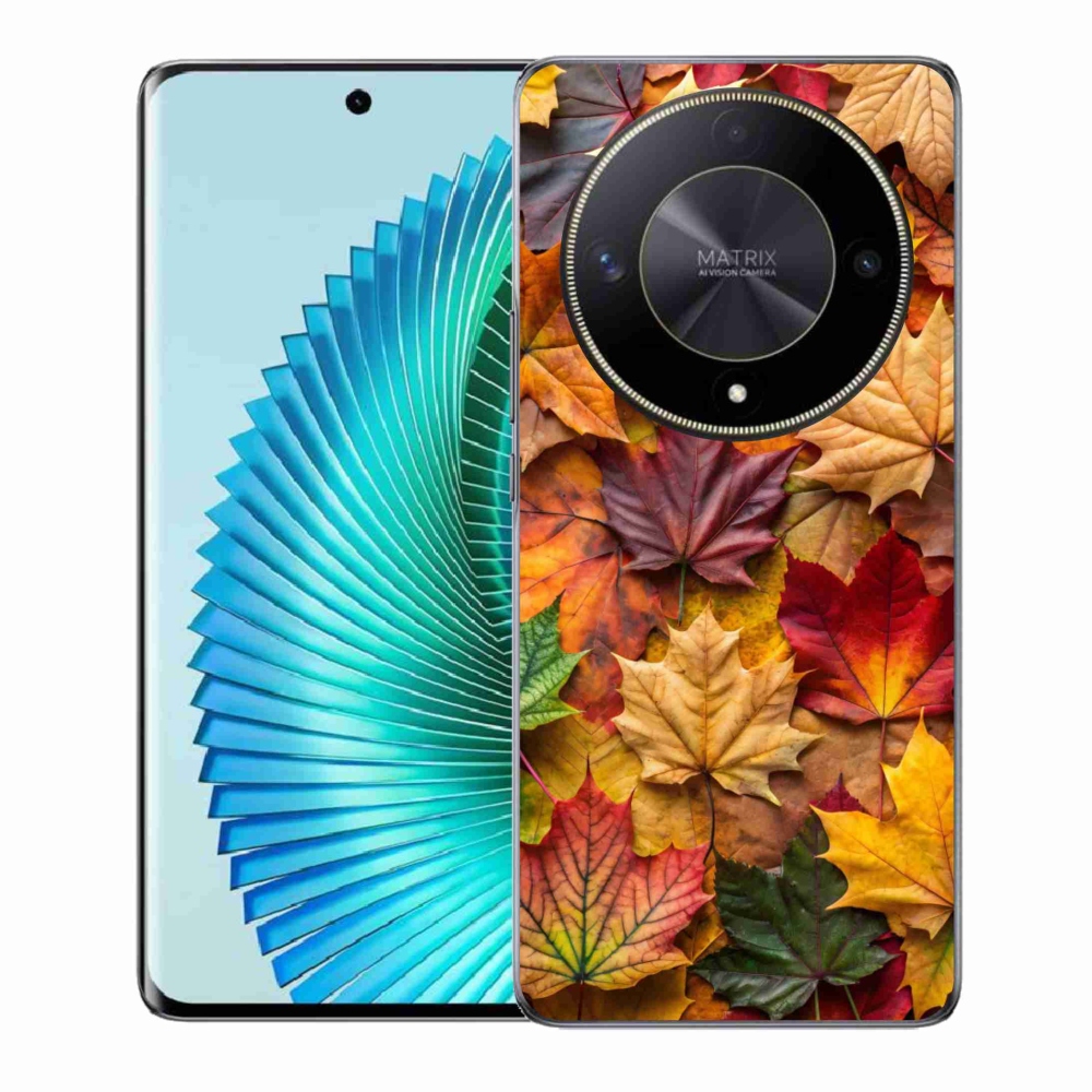 Gélový kryt mmCase na Honor Magic 6 Lite 5G - javorové listy 2