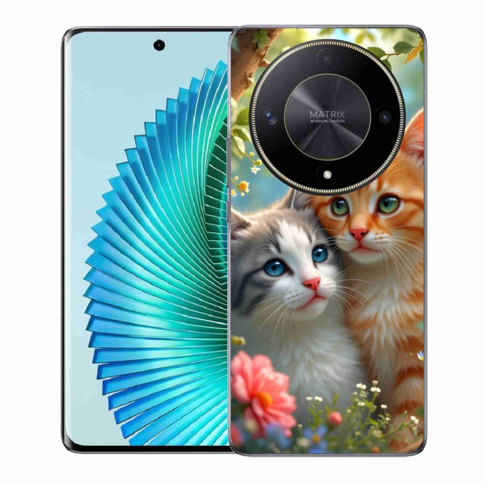 Gélový kryt mmCase na Honor Magic 6 Lite 5G - mačacia láska 2