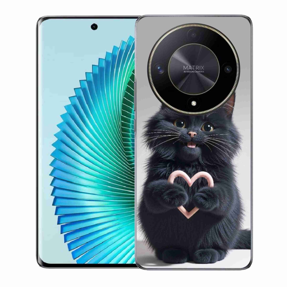 Gélový kryt mmCase na Honor Magic 6 Lite 5G - mačacia láska 3