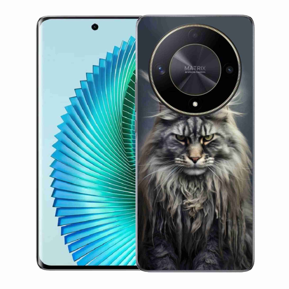 Gélový kryt mmCase na Honor Magic 6 Lite 5G - mačacie pohľad 4