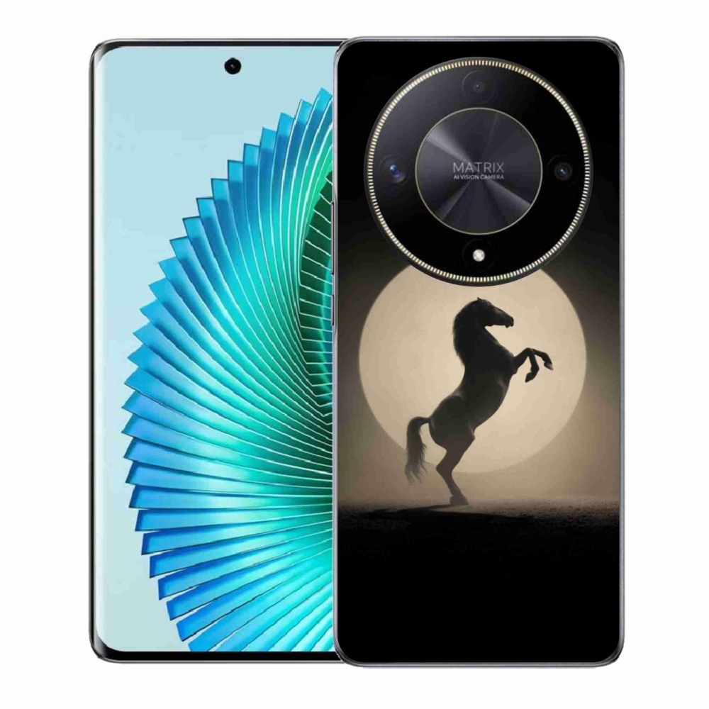 Gélový kryt mmCase na Honor Magic 6 Lite 5G - kôň v siluete