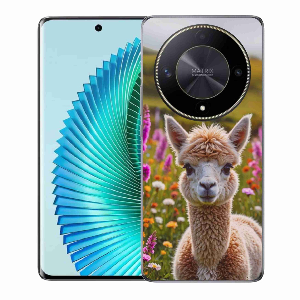 Gélový kryt mmCase na Honor Magic 6 Lite 5G - lama na lúke