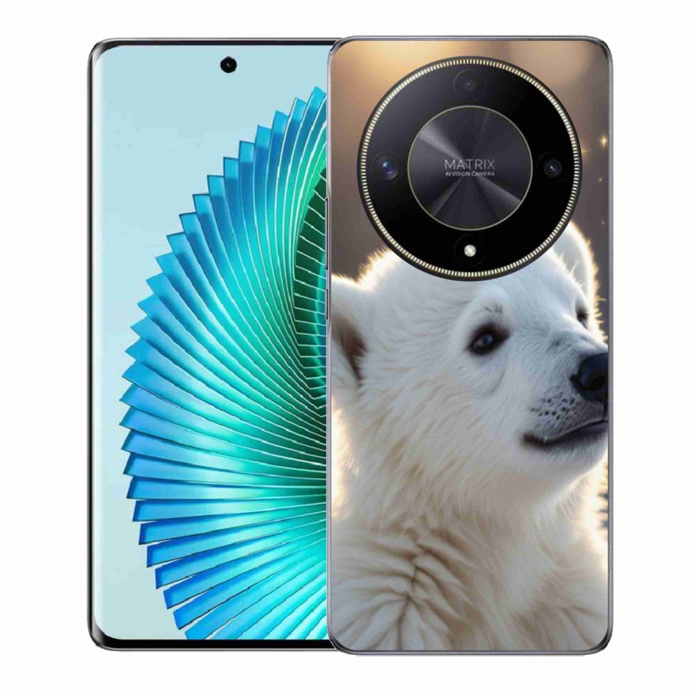 Gélový kryt mmCase na Honor Magic 6 Lite 5G - ľadový medveď