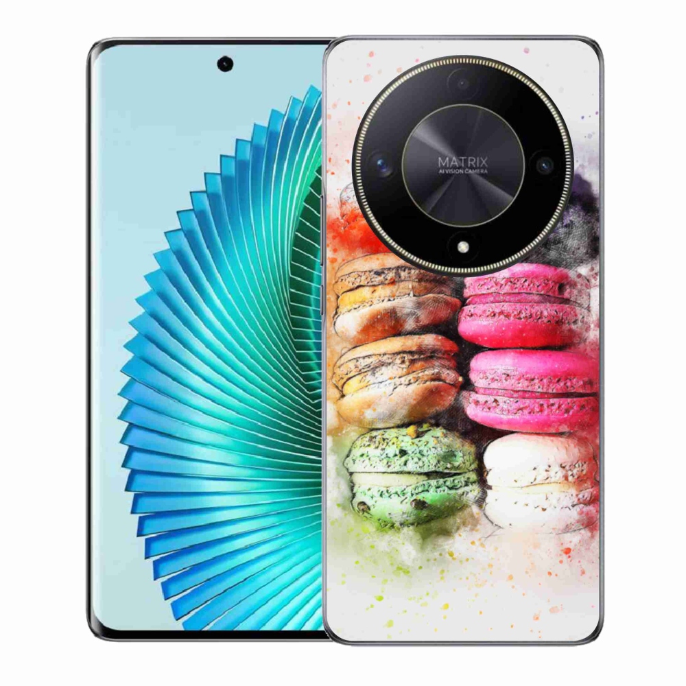 Gélový kryt mmCase na Honor Magic 6 Lite 5G - makrónky