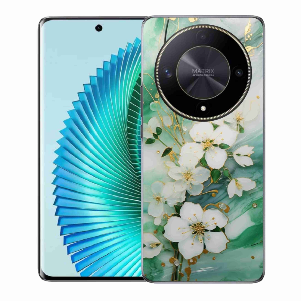 Gélový kryt mmCase na Honor Magic 6 Lite 5G - nežné kvety